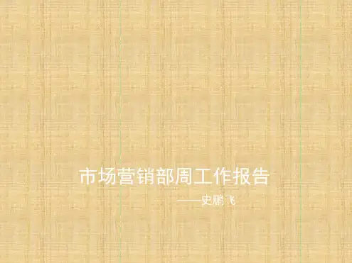 销售部门周例会开会模版精编版.ppt