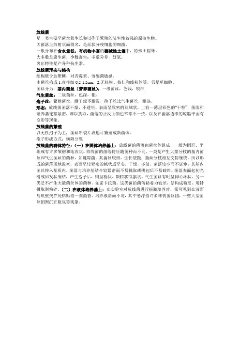 放线菌