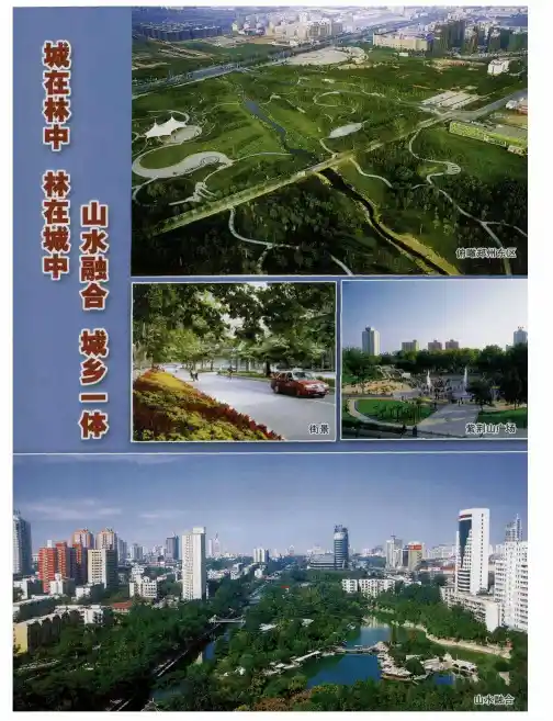 城在林中 林在城中 山水融合 城乡一体