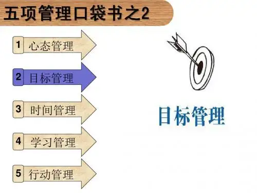 五项管理口袋书之二：目标管理