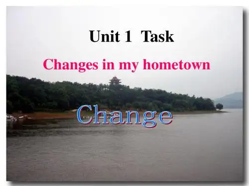 牛津译林版八年级下册(新)unit1 task(共21张PPT)