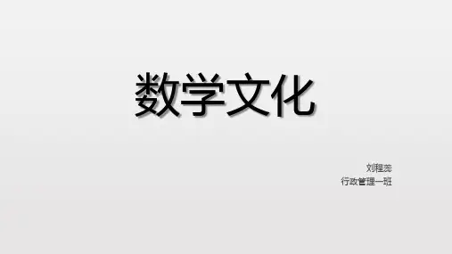 数学文化