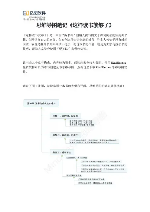思维导图笔记《这样读书就够了》