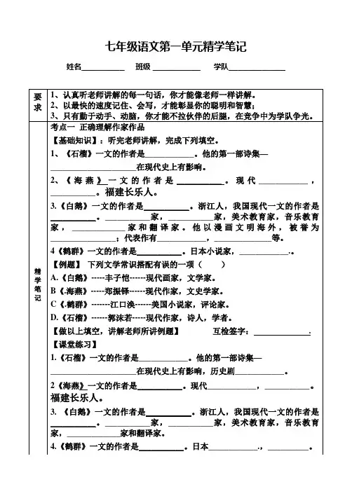 第1章精讲笔记