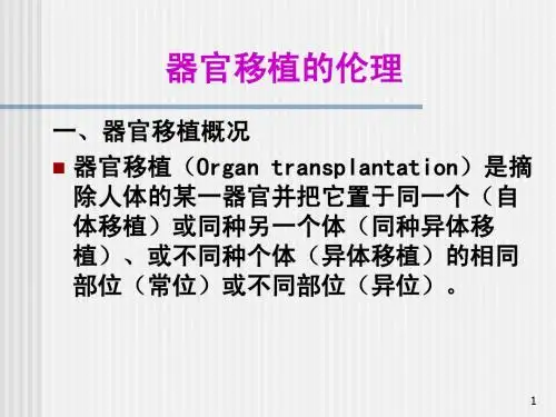 器官移植伦理4