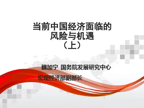 当前中国经济面临的风险与机遇(上)