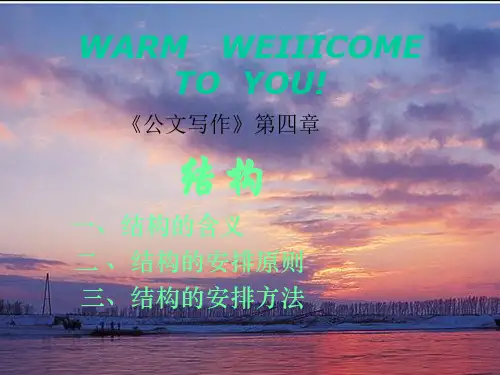 《应用写作》第四章
