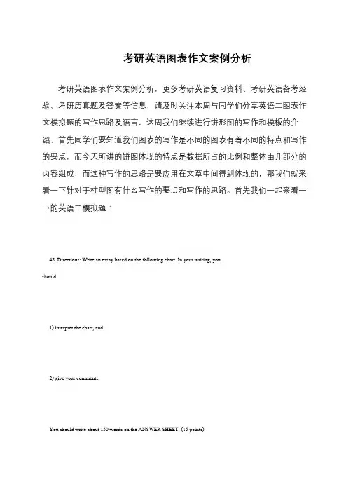 考研英语图表作文案例分析