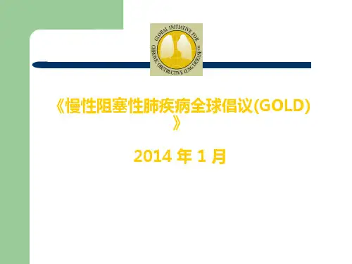 慢性阻塞性肺疾病全球倡议(GOLD)