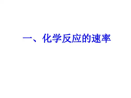 化学反应的速率及其影响因素001