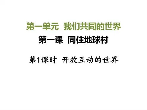 部编版《道德与法治》九年级下册优质课件(全册)
