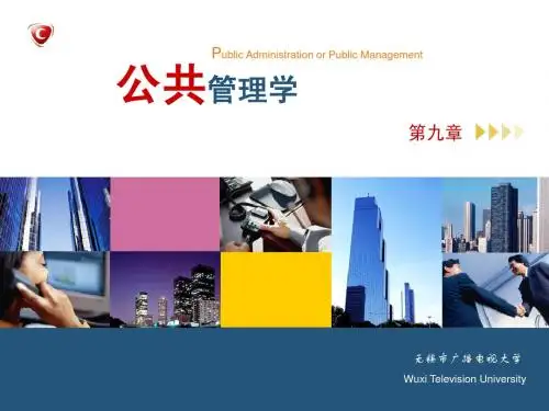 公共管理学教案9