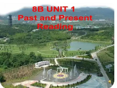 牛津英语新版 8B unit1 reading课件