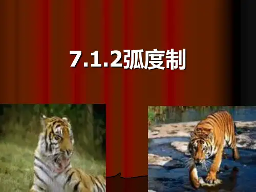 中职数学7.1.2弧度制