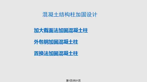 混凝土加固设计PPT课件