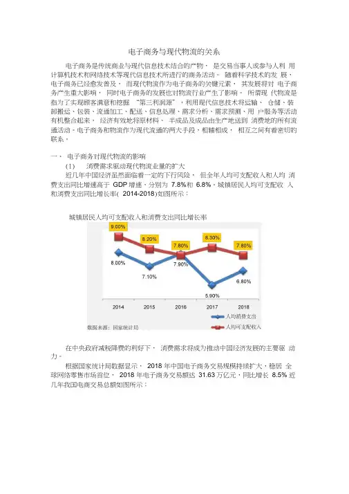 电子商务与现代物流的关系