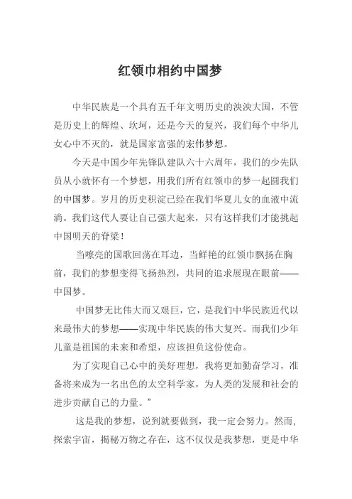 红领巾相约中国梦 2