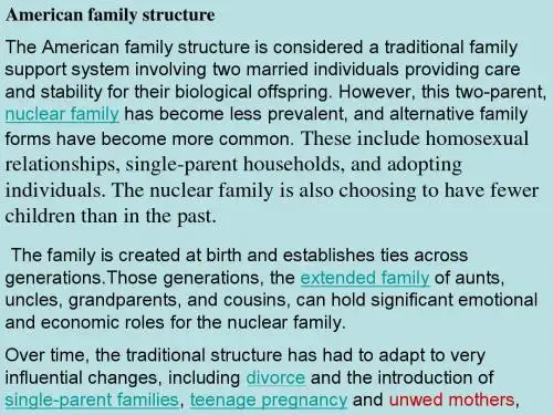 Americans family Structure2