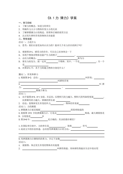 801力弹力