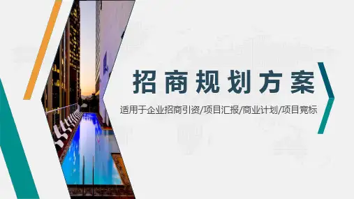 政府招商引资PPT