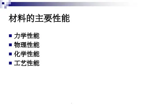 金属材料的晶体结构