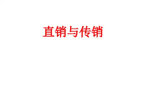 直销与传销培训课件(PPT 50张)
