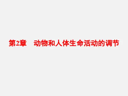 高考生物 一轮复习 2.1通过神经系统的调节 新人教必修3