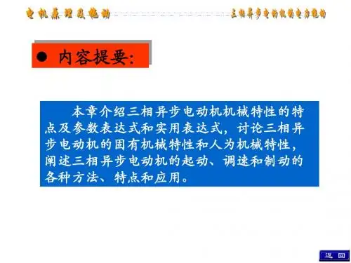 第6章三相异步电动机的电力拖动(2)