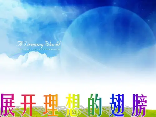 初中主题班会《展开理想的翅膀