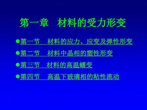无机材料的受力形变精品PPT课件