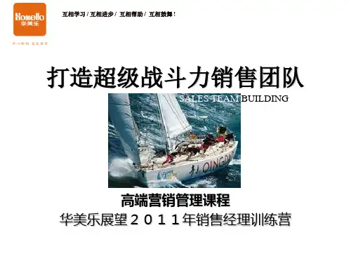 打造超级战斗力销售团队