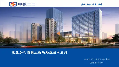 加气块砌筑学习课件