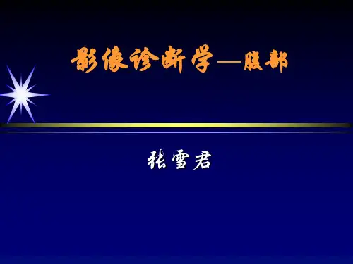 医学]影像诊断讲课腹部