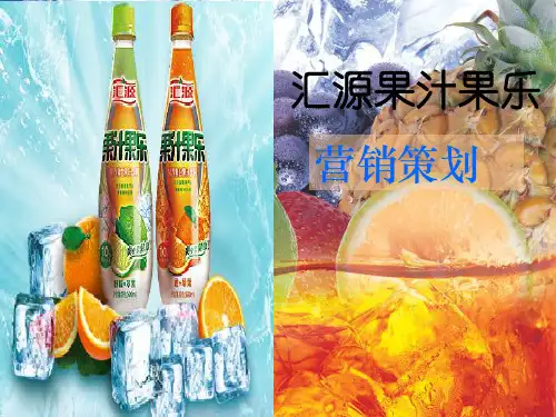 果汁市场营销策划书(PPT 32页)