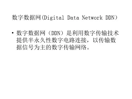 数字数据网DDN