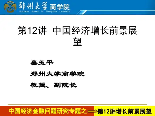 中国前景与展望