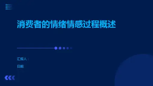 消费者的情绪情感过程概述