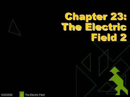 Chapter 23 The Electric Field 2