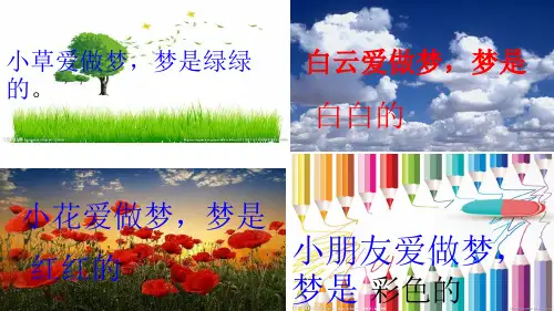 部编新人教版小学二年级语文上册《彩色的梦》精品课件