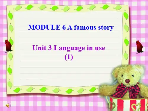 外研版英语八上Module 6《Unit 3 Language in use》ppt课件