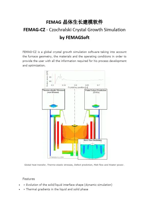 FEMAG晶体生长建模软件之FEMAG-CZ_-_Czochralski_Crystal_Growth_Simulation_by_FEMAGSoft