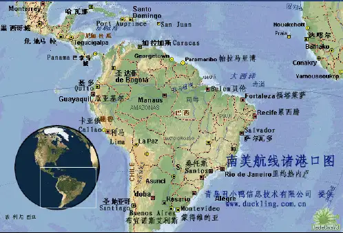 世界海运港口地图(完全整理版)