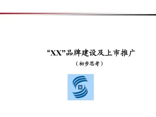 XX品牌建设及上市推广