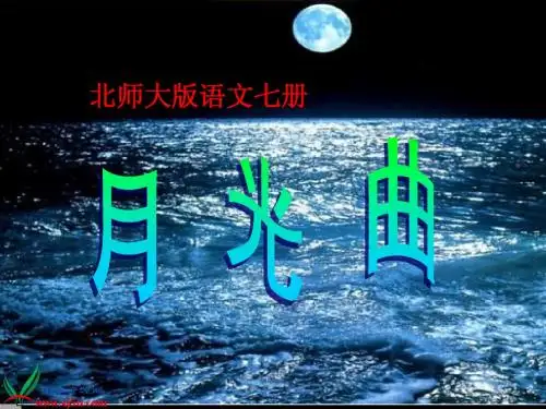 《月光曲》教学课件
