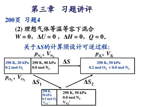 物化第三章习题讲评