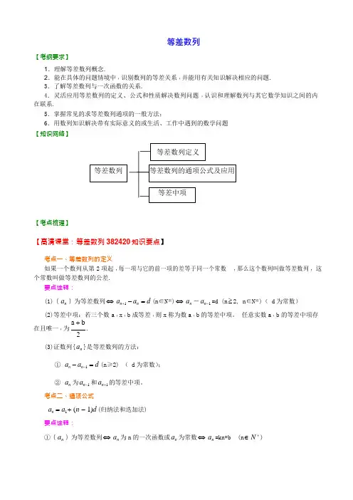 高中数学 知识梳理 (13)