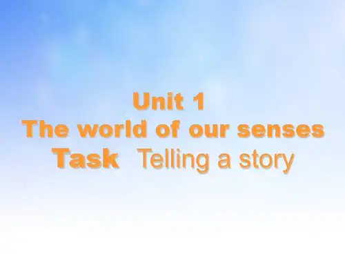 The world of our sensePPT