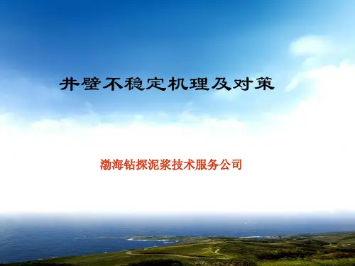 井眼安全--井壁稳定分析