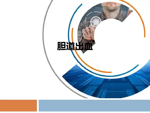 胆道出血ppt课件