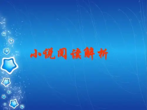 小说阅读解析